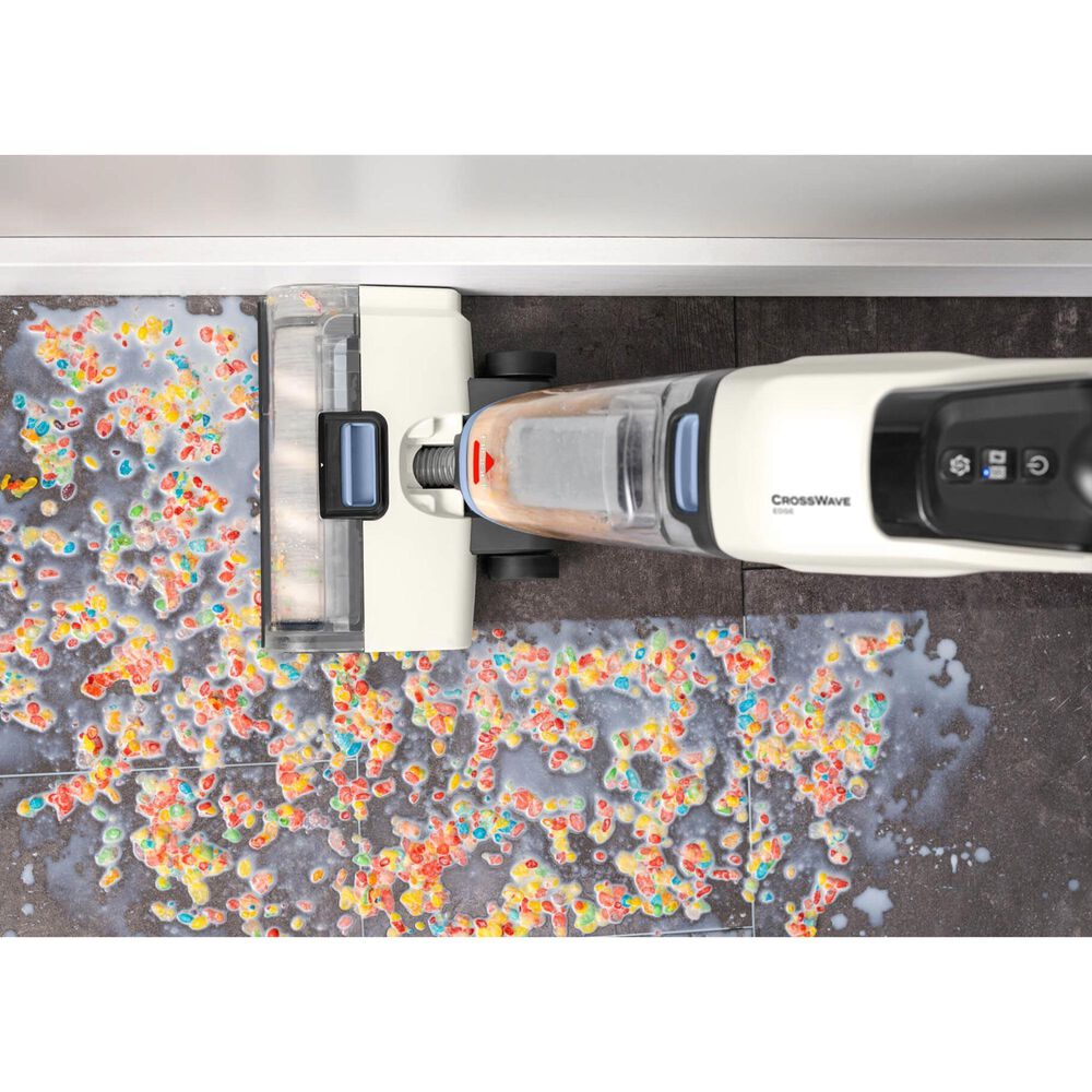 Bissell CrossWave Edge Wet Dry Vacuum in Warm White and Lake Blue, , large