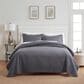 Trade Linker 2-Piece Twin Basket Pinsonic Quilt Set in Charcoal, , large