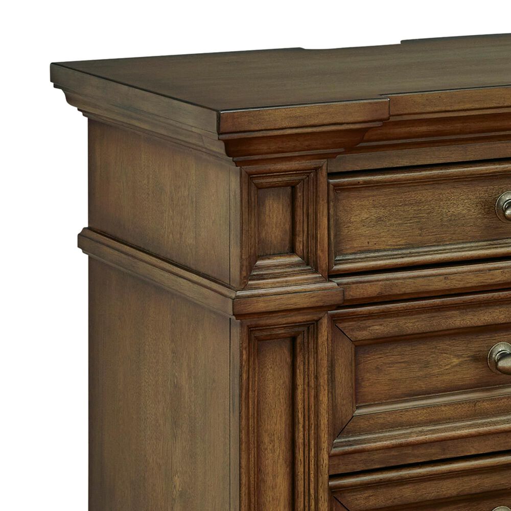 Millenium Frantanna Queen Panel Bed and 2 Nightstands in Brown, , large