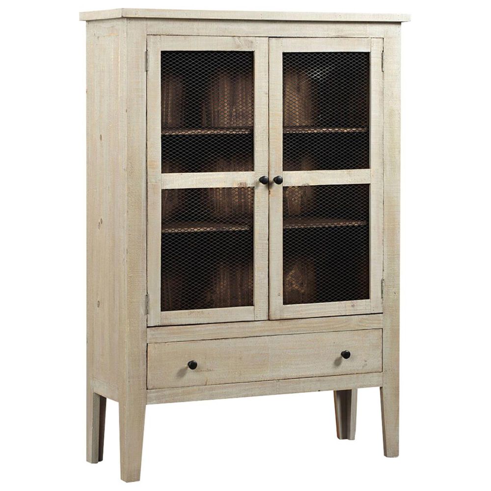 Tiddal Home Isabella Display Cabinet in Washed Linen and Pine, , large