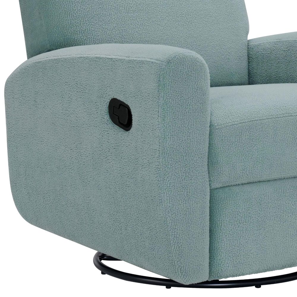 Oxford Baby Synergy Glider Recliner in Teal Mist, , large