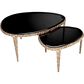 Eichholtz Livana 2-Piece Nesting Side Table in Vintage Brass, , large
