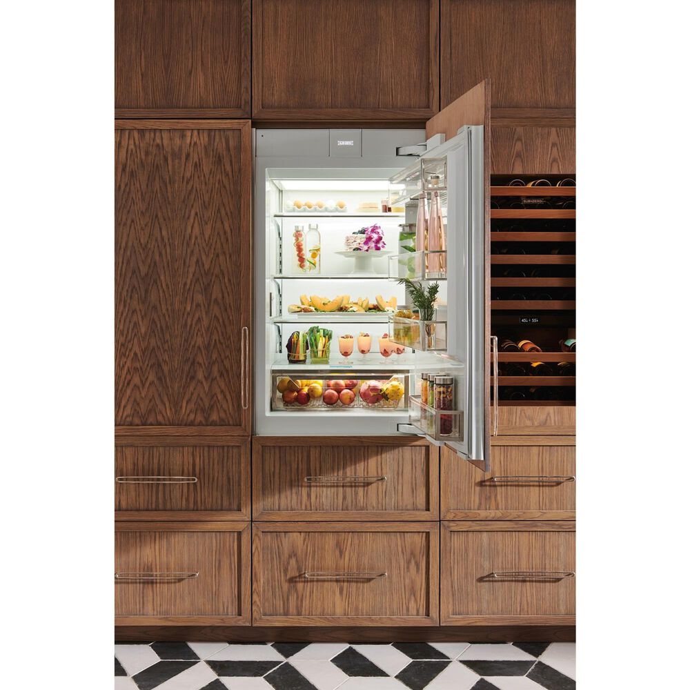 Sub Zero Designer 16.4 Cu. Ft. Over and Under Refrigerator with Right Hinge in Panel Ready, , large