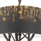 Golden Lighting Arboreal 3-Light Pendant in Antique Black, , large