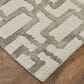 Feizy Lorrain 5" x 8" Gray and Ivory Area Rug, , large