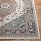 Surya Carlisle Oriental 2" x 2"11" Light Sage, Pale Blue, Dusty Pink, Cream, Light Gray and Medium Brown Area Rug, , large