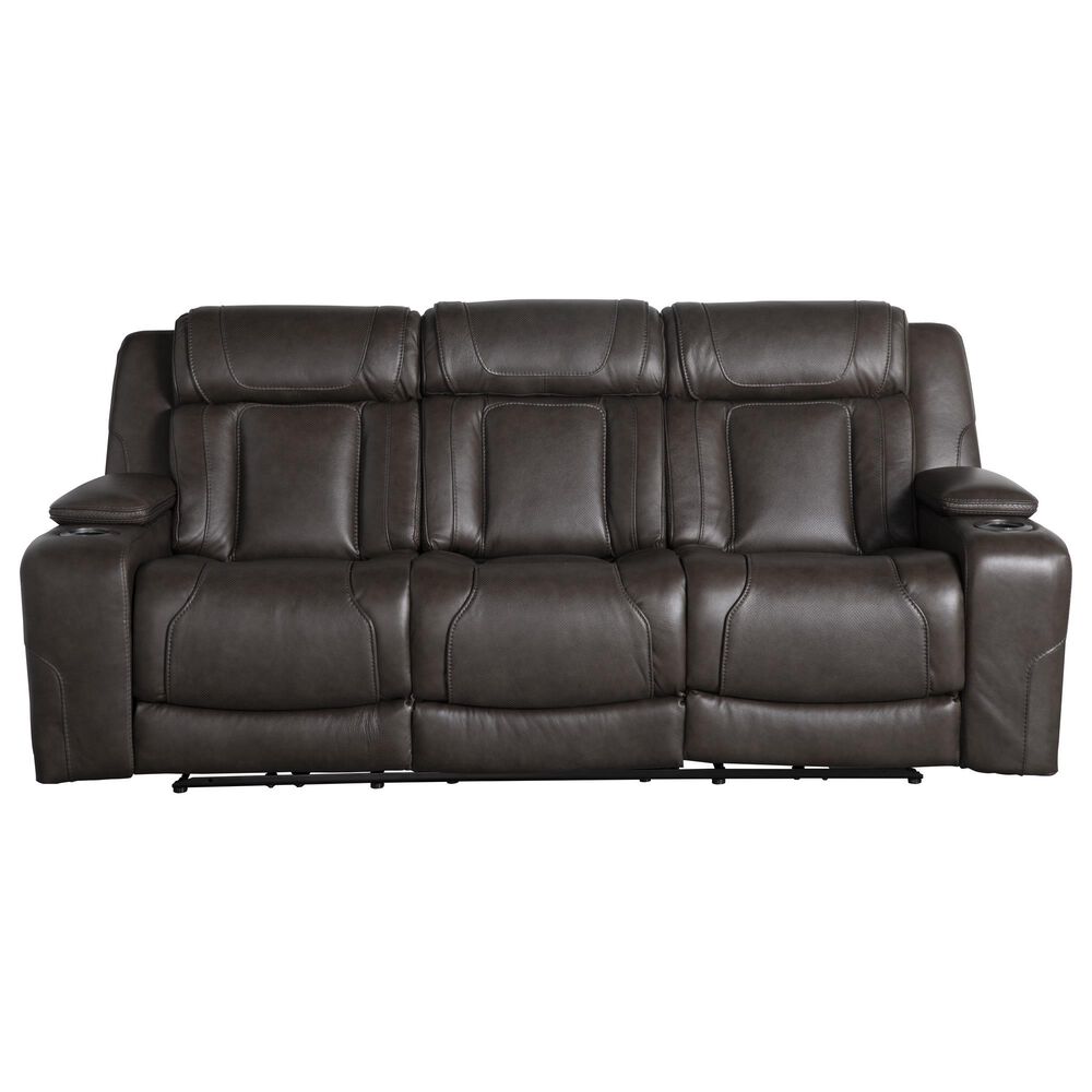 Interlochen Power Reclining Sofa with Power Headrests in Boston Charcoal, , large