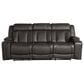 Interlochen Power Reclining Sofa with Power Headrests in Boston Charcoal, , large