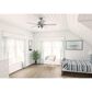 Hunter Hartland 52" Clear Seeded Ceiling Fan with LED Lights in Matte Silver, , large