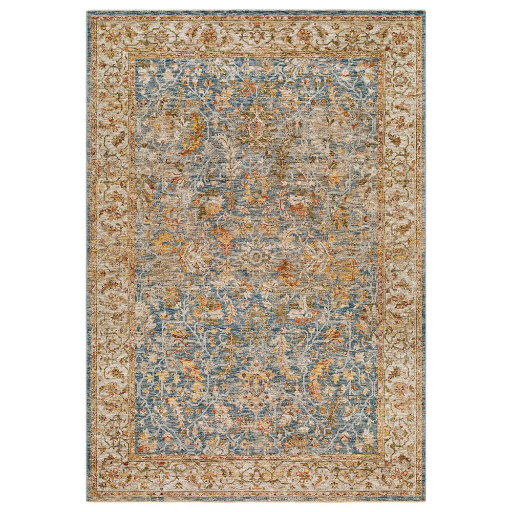 Surya Mona Lisa 2"7" x 7"3" Light Sage, Tan, Olive, Mustard, Sage, Dark Blue, Brick Red and Burgundy Runner, , large