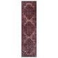 Momeni Karachi KAR-4 2"3" x 8" Burgundy Runner, , large