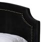 Baxton Studio Oxley Queen Panel Upholstered Bed in Gold, , large