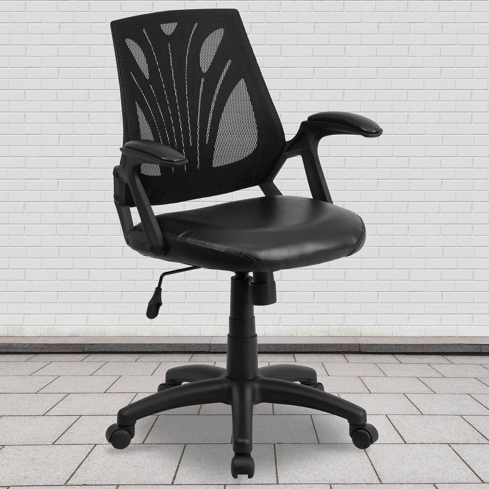 Flash Furniture Swivel Task Chair in Black, , large