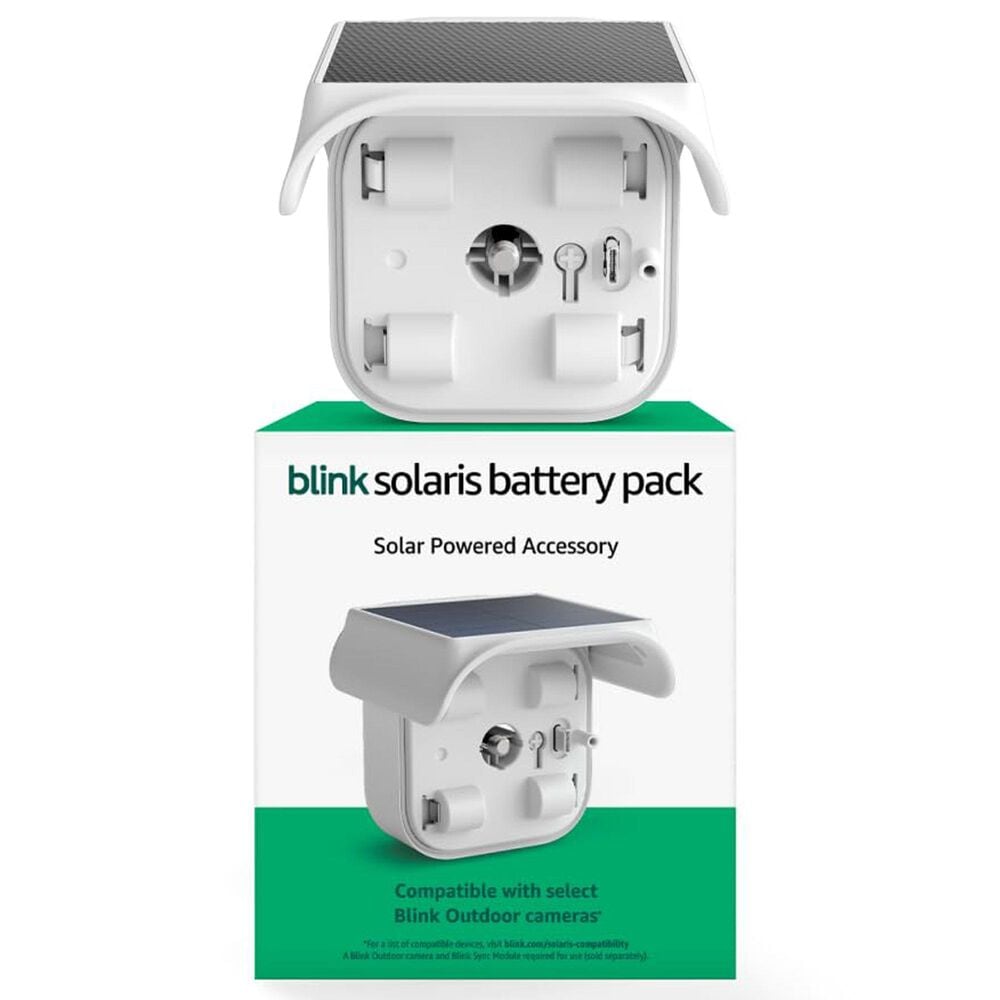 Blink Solar Battery Pack in White, , large