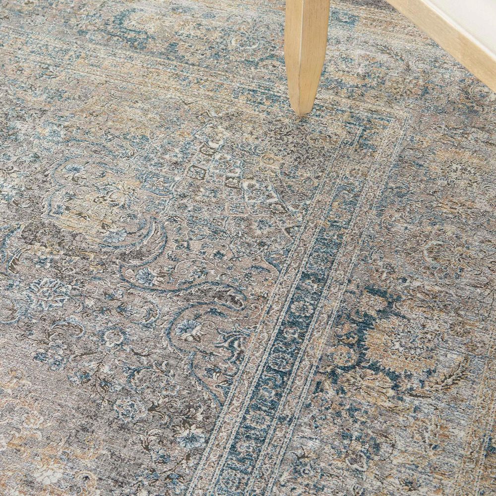 Nourison Starry Nights STN06 10&#39; x 13&#39; Cream and Blue Area Rug, , large