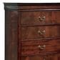 Ashley Alisdair 5-Drawer Chest in Reddish Brown, , large