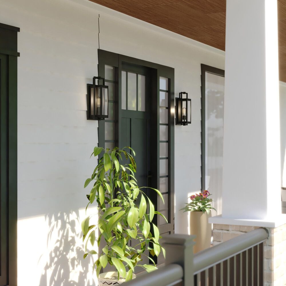 Vaxcel Sheridan 1-Light Outdoor Wall Sconce in Matte Black, , large