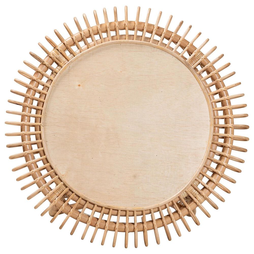 Baxton Studio Elani Coffee Table in Natural Brown and Light Brown, , large