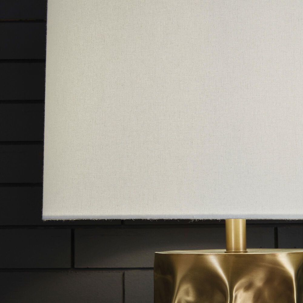 Ashley Marshawn Metal Table Lamp in Gold, , large