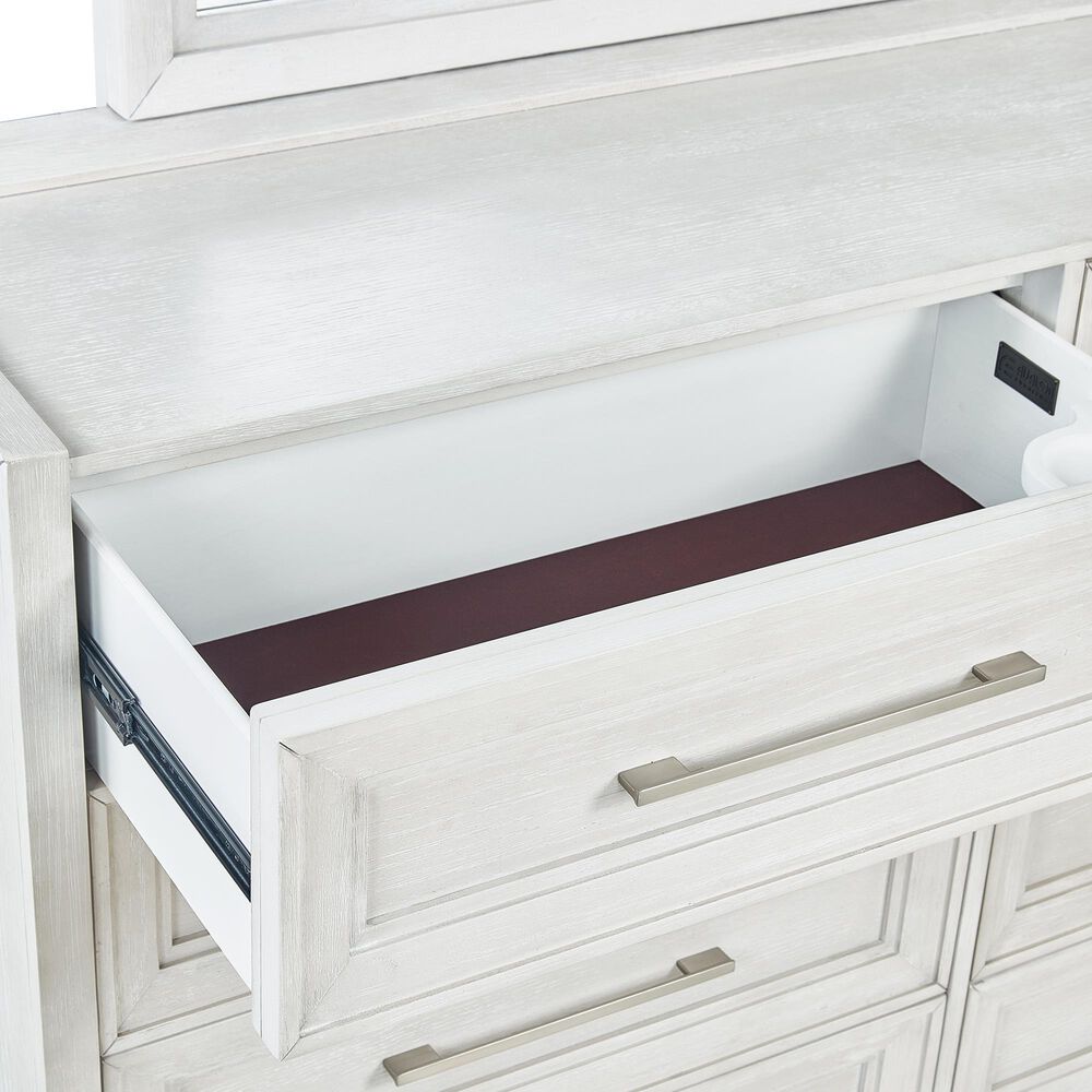 Sasha Lee 5-Piece Queen Storage Bedroom Set in Brushed White, , large