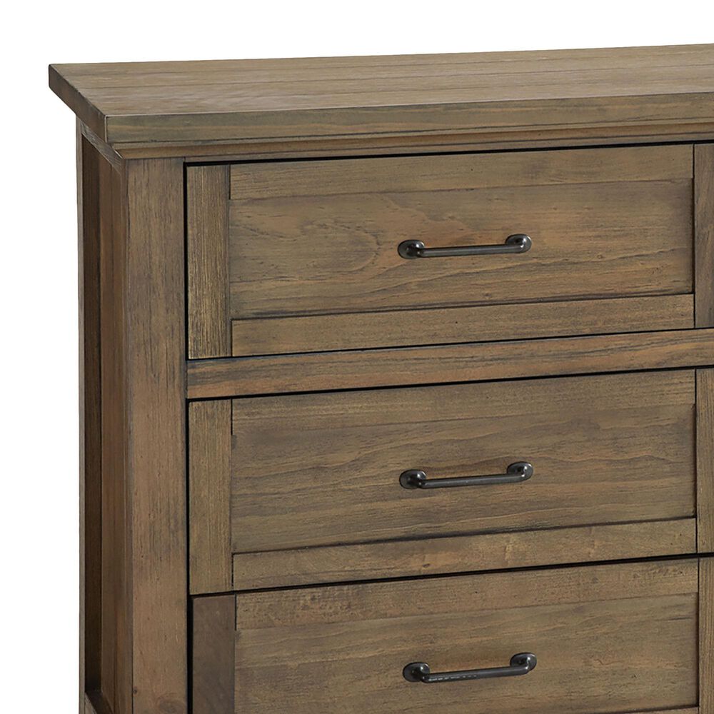Eastern Shore Westfield 6Drawer Dresser in Harvest Brown NFM