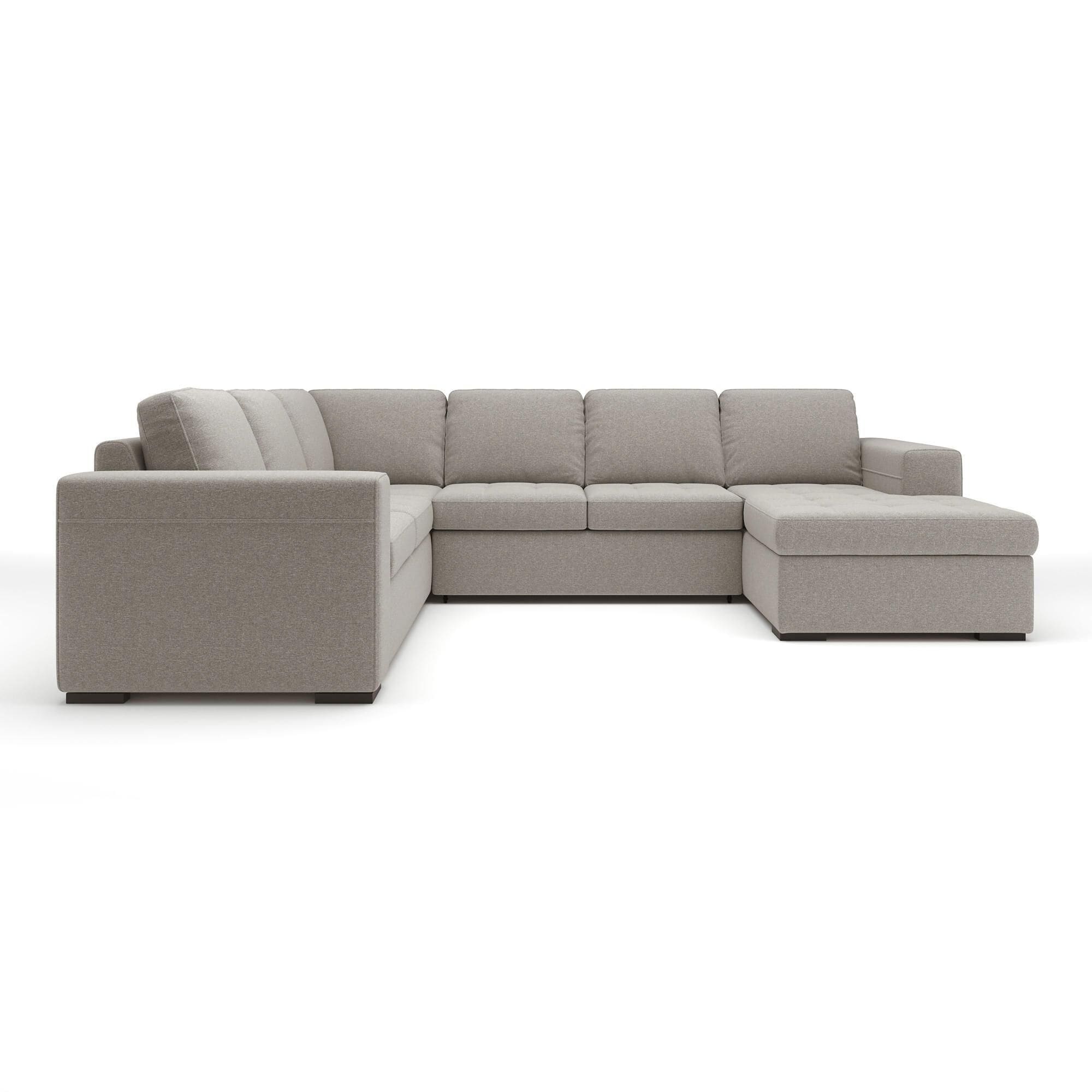 Claire full sleeper sectional top with storage chaise