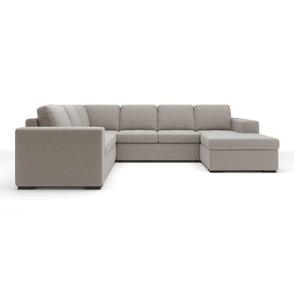 Tuscany Grove Claire 3-Piece Sleeper Sectional in Popstitch Dove, , large
