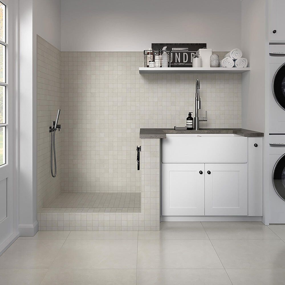 Emser Sterlina Silver 24&#39;&#39; x 24&#39;&#39; Porcelain Tile, , large