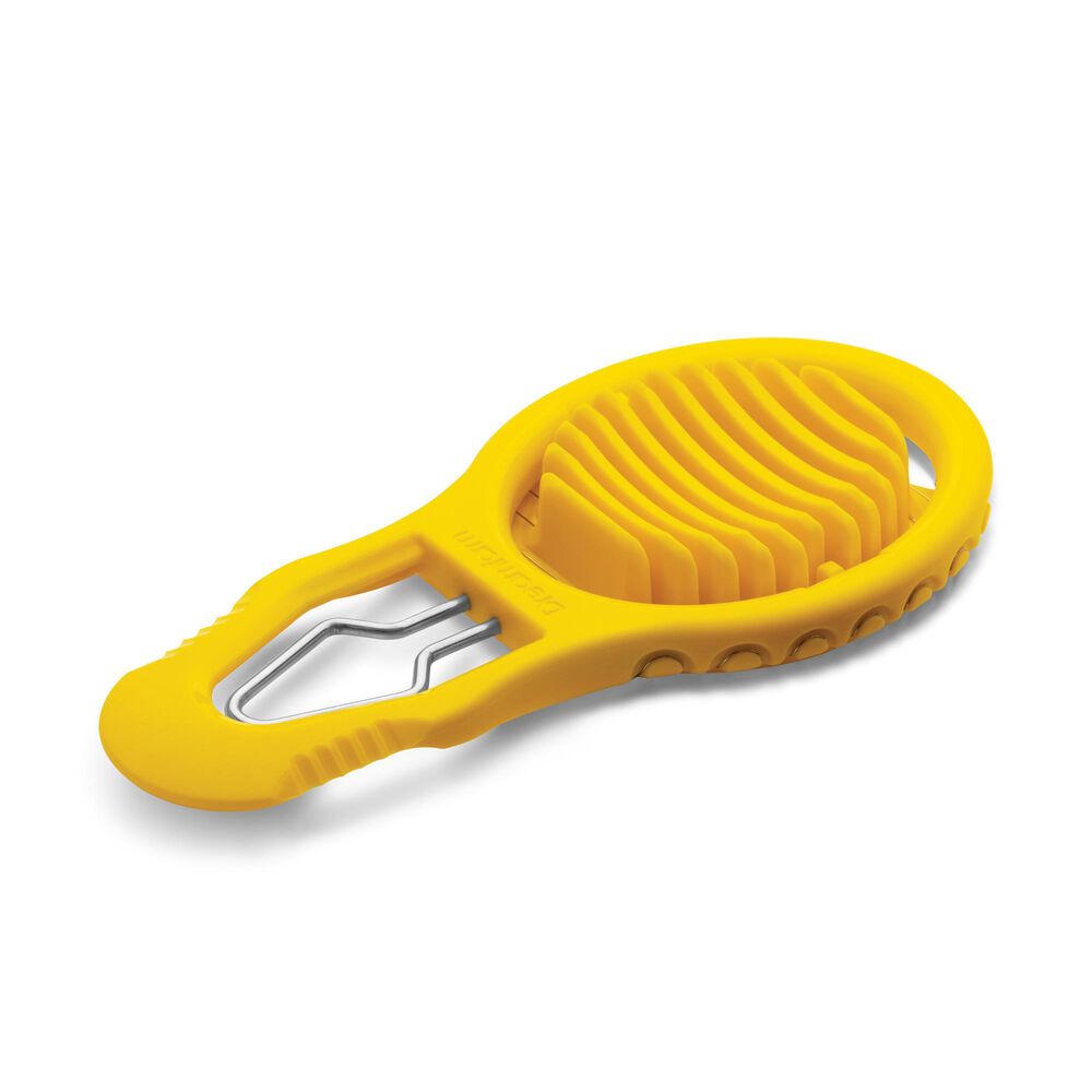 Dreamfarm Eggler Egg Cracker Peeler Slicer in Yellow and Stainless Steel, , large