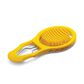 Dreamfarm Eggler Egg Cracker Peeler Slicer in Yellow and Stainless Steel, , large