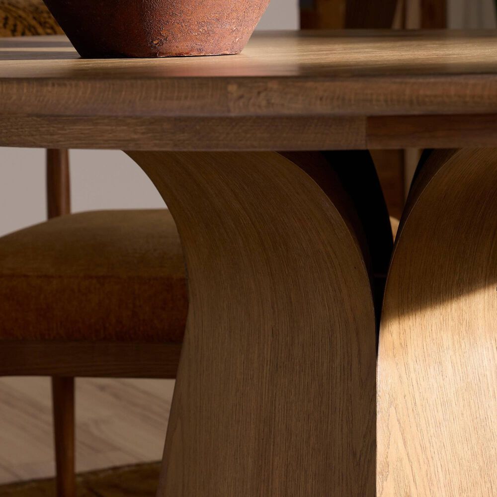 Four Hands Isabella Dining Table in Warm Natural Oak - Table Only, , large