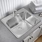 Blanco Essential 25" Laundry Sink - 1 Hole in Stainless Steel, , large