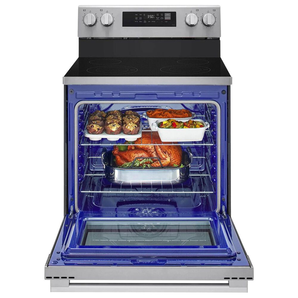 LG 6.3 Cu. Ft. Smart Electric Range in Stainless Steel, , large