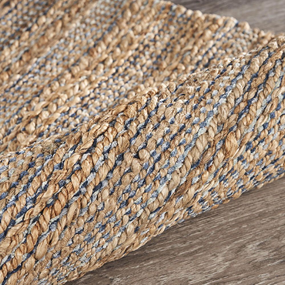 L&amp;R Resources Natural Fiber 7&#39;9&quot; x 9&#39;9&quot; Navy Area Rug, , large