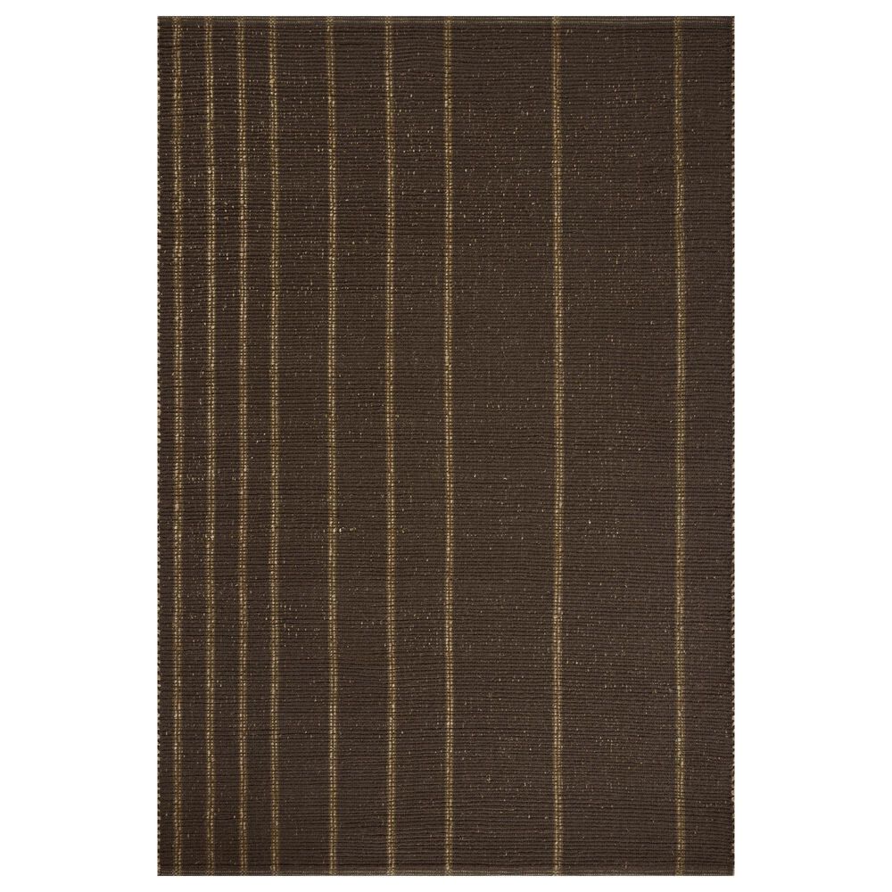 Loloi Weatherstaff Espresso and Natural 5" x 7"6" Area Rug, , large