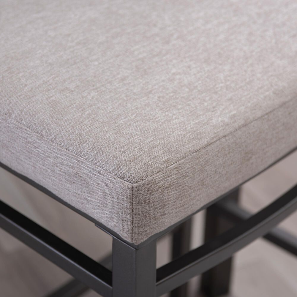 Linon Home Decor Betty 3-Piece Faux Marble Pub Set in Pewter and Grey, , large