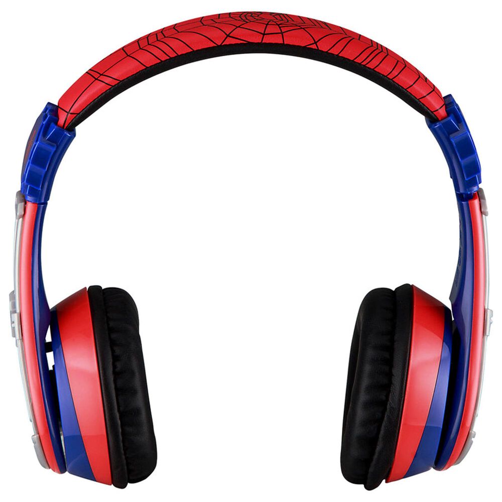 KIDdesigns Marvel&#39;s Spiderman Bluetooth Wireless Headphones in Red, , large