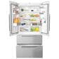 Miele Bottom Panels 36" French Door Refrigerator in Stainless Steel, , large