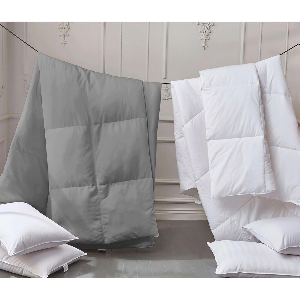 Blue Ridge Home Fashions 1000 Thread Count King Down Alternative Comforter in White, , large