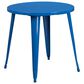 Flash Furniture 30" Round Table in Blue, , large