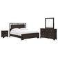 Ashley Covetown 4-Piece Cal King Bedroom Set in Dark Brown, , large