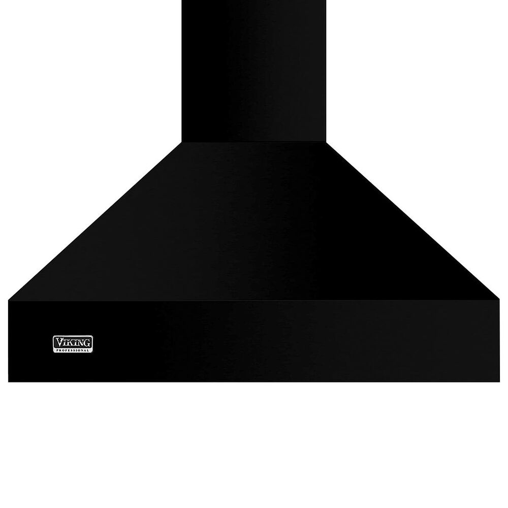 Viking Range 42" Wide 18" High Chimney Island Hood in Black, , large