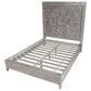 Urban Home Boho Chic King Platform Bed in Washed White, , large