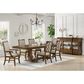 Mayberry Hill Phillipe Dining Arm Chair in Cherry Brown Finish, , large