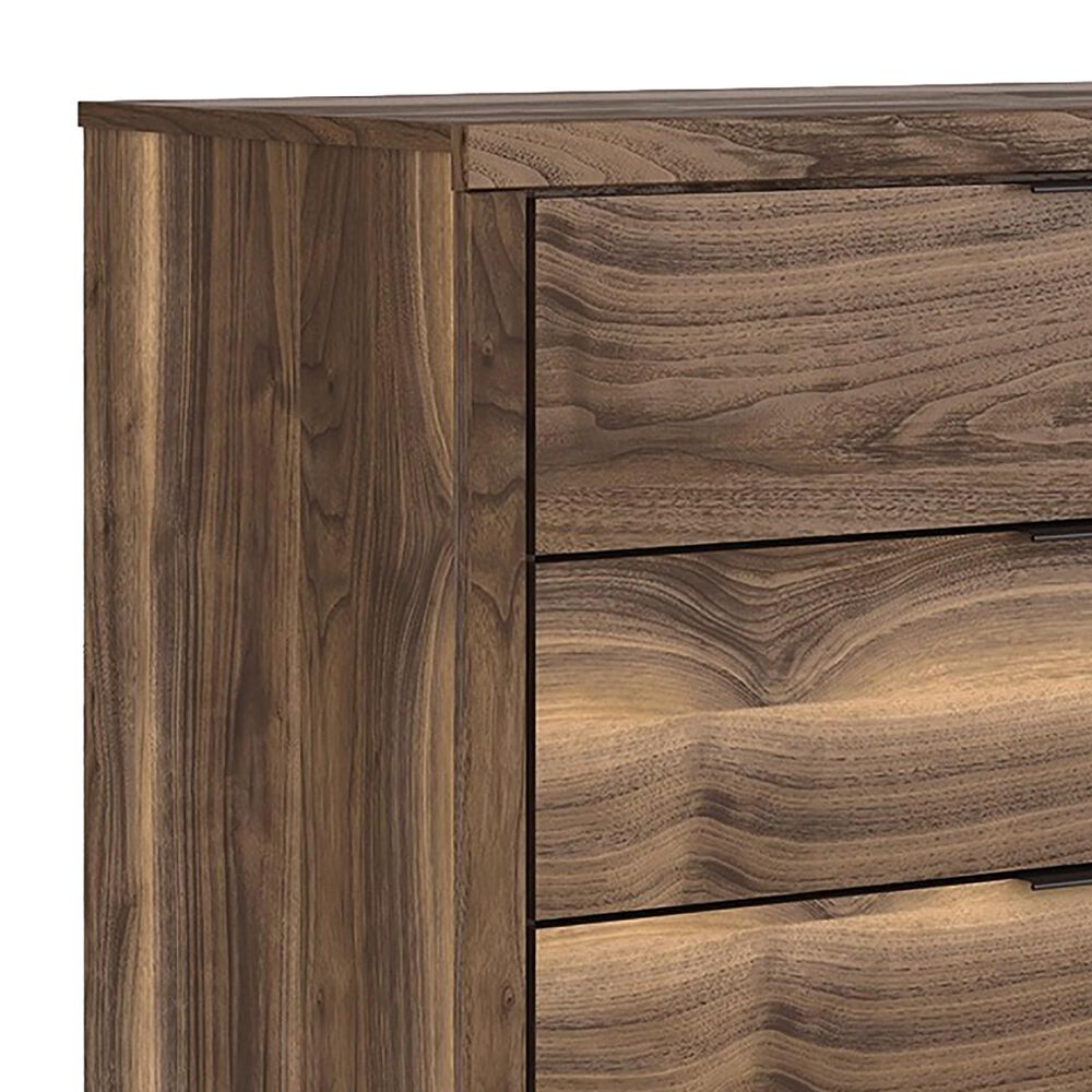 Ashley Chirason 51&quot; 6-Drawer Dresser and Mirror in Brown, , large