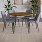 Waltham Brennan and Maddox 5-Piece Round Dining Set in Black and Golden Brown, , large