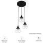 Hunter Cypress Grove 3-Light Cluster in Natural Iron, , large