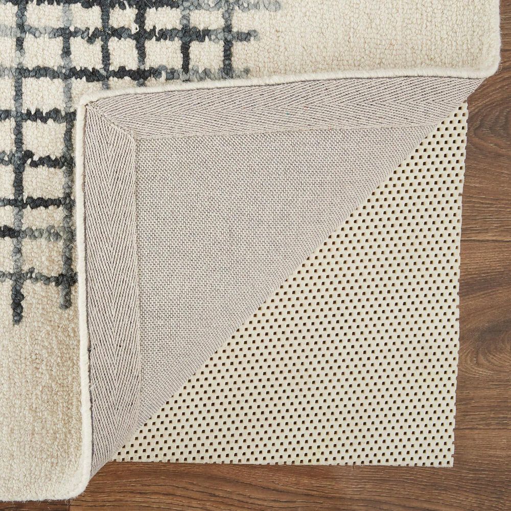 Feizy Maddox 10&#39; x 14&#39; Ivory and Charcoal Area Rug, , large