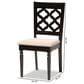 Baxton Studio Ramiro Side Chair in Dark Brown (Set of 2), , large