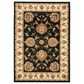 Safavieh Lyndhurst LNH555 4" x 6" Black and Ivory Area Rug, , large